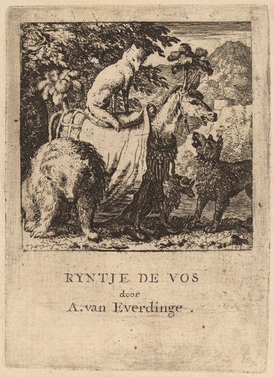 Triumf Reynarda, prawdopodobnie ok. 16451656. autorstwa Allart van Everdingen