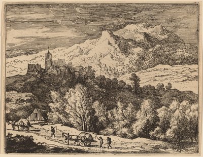 Dwa wózki, prawdopodobnie ok. 16451656. autorstwa Allart van Everdingen