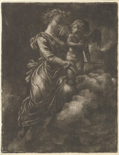 Wenus i Kupidyn, XVII wiek. autorstwa Allart van Everdingen