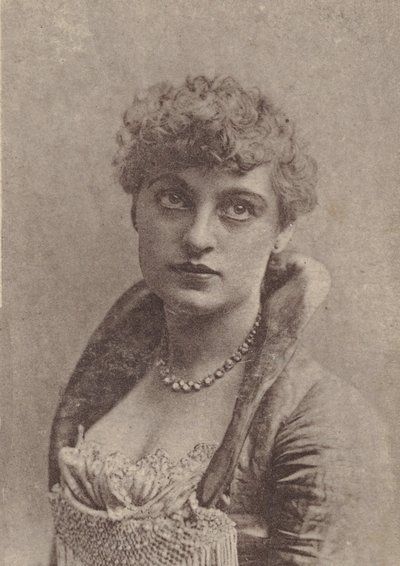 Charlotte Tittell, z serii Aktorki N67 promującej Virginia Brights Cigarett..., ca. 1888. autorstwa Allen and Ginter