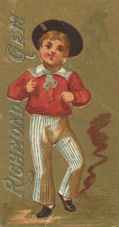 Z cyklu Girls and Children N65 promującego papierosy Richmond Gem dla Allen &..., ca. 1886. autorstwa Allen and Ginter