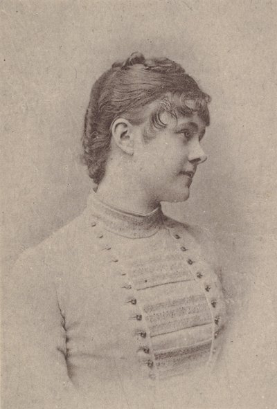 Lili Rupp, z serii Aktorki N67 promującej papierosy Virginia Brights dla A..., ca. 1888. autorstwa Allen and Ginter