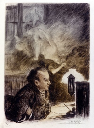 Charles Baudelaire autorstwa Almery Lobel Riche