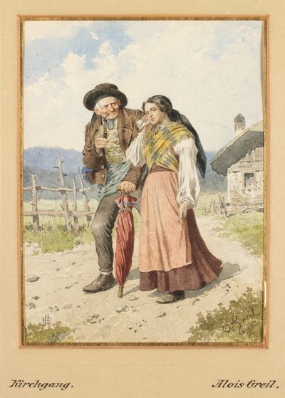 Wycieczka po kościele autorstwa Alois Greil
