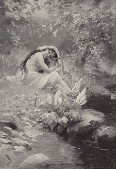 Das Echo (Echo) autorstwa Alois Hans Schram