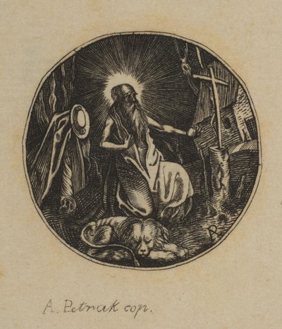 Święty Hieronim, XIX wiek. autorstwa Alois Petrak