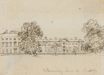 Devonshire House, Piccadilly, Londyn autorstwa Alois Schonn