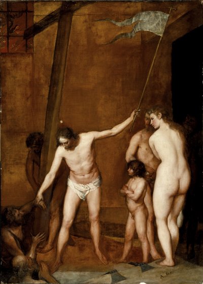 Christus in der Vorhölle autorstwa Alonso Cano