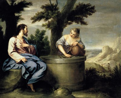 Chrystus i Samarytanka autorstwa Alonso Cano