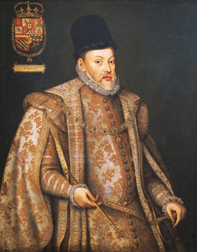 Portret Filipa II z Hiszpanii (Valladolid autorstwa Alonso Sánchez Coello