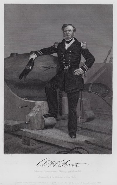 Andrew Hull Foote (grawerowanie) autorstwa Alonzo (after) Chappel