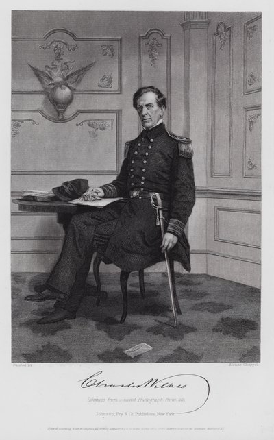 Charles Wilkes (Grawerowanie) autorstwa Alonzo (after) Chappel