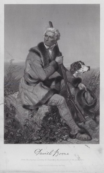 Daniel Boone (Grawerowanie) autorstwa Alonzo (after) Chappel