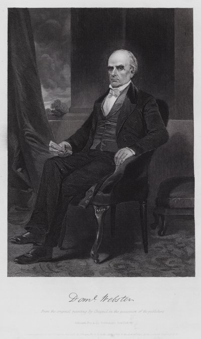Daniel Webster (Grawerowanie) autorstwa Alonzo (after) Chappel