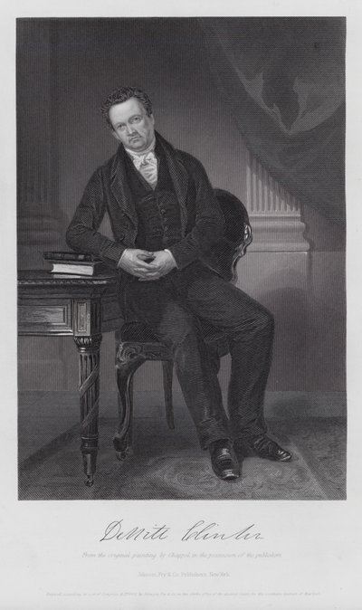 De Witt Clinton (Grawerowanie) autorstwa Alonzo (after) Chappel