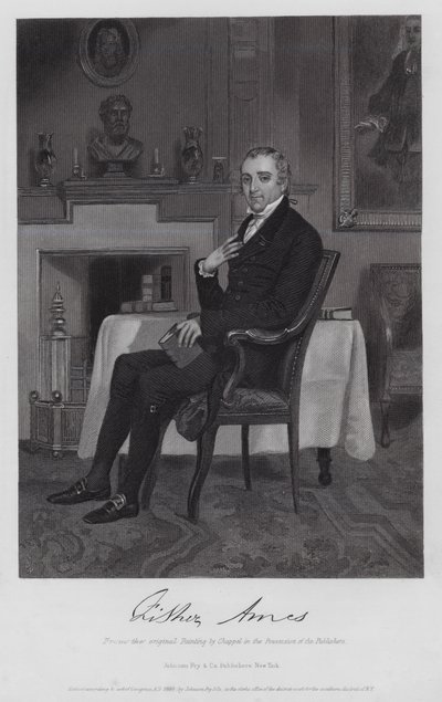 Fisher Ames (Grawerowanie) autorstwa Alonzo (after) Chappel
