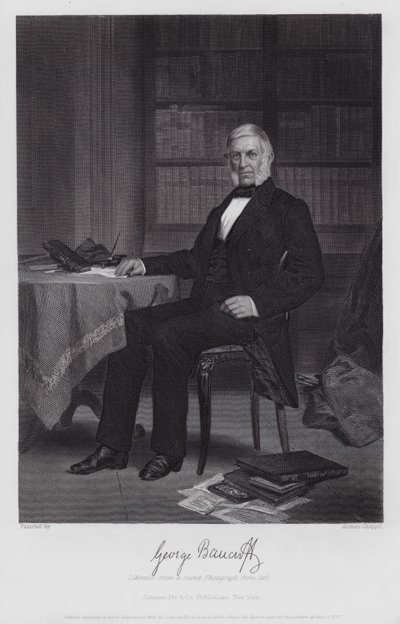 George Bancroft (Grawerowanie) autorstwa Alonzo (after) Chappel