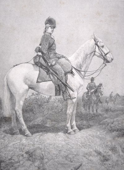 Henry Lee w 1780 roku, ilustracja z miesięcznika Harper