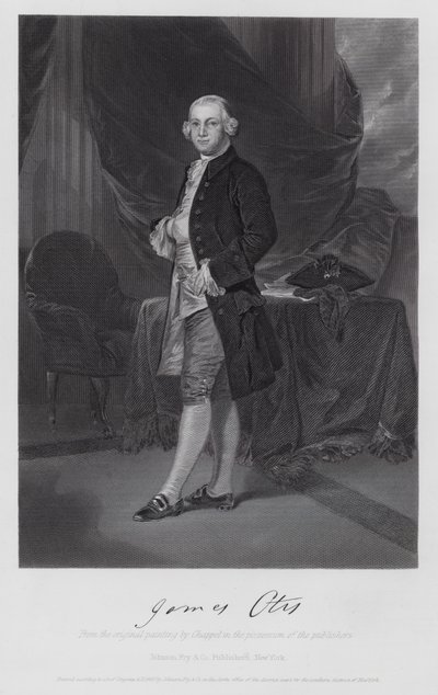 James Otis (grafika) autorstwa Alonzo (after) Chappel