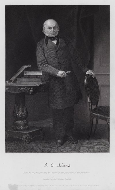 John Quincy Adams (Grawerowanie) autorstwa Alonzo (after) Chappel