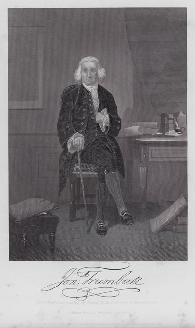 Jonathan Trumbull (Grawerowanie) autorstwa Alonzo (after) Chappel