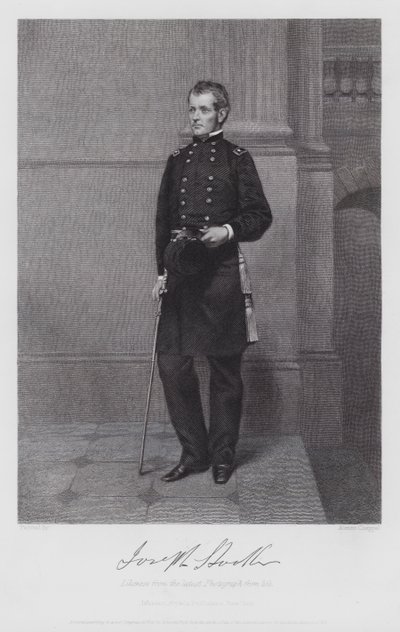 Joseph Hooker (Grawerowanie) autorstwa Alonzo (after) Chappel