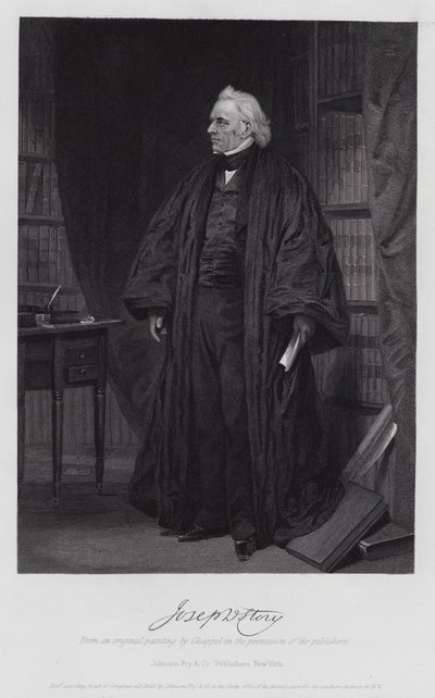 Joseph Story (rycina) autorstwa Alonzo (after) Chappel
