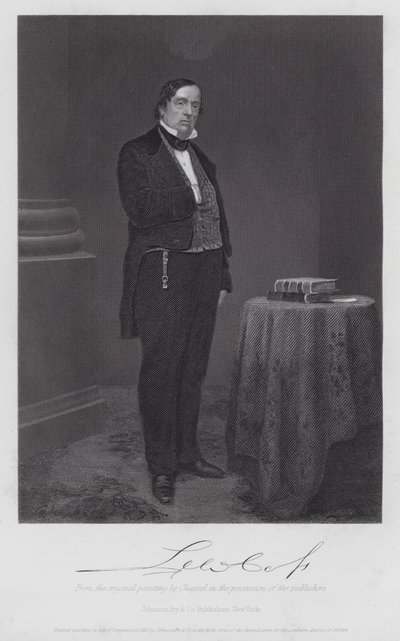 Lewis Cass (grawerowanie) autorstwa Alonzo (after) Chappel