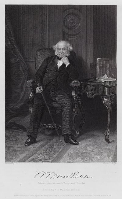 Martin Van Buren (Grawerowanie) autorstwa Alonzo (after) Chappel