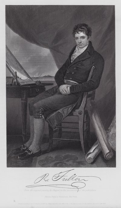 Robert Fulton (Grawerowanie) autorstwa Alonzo (after) Chappel