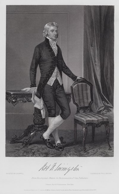 Robert R. Livingston (Grawerowanie) autorstwa Alonzo (after) Chappel