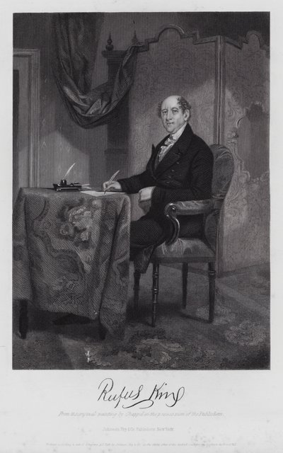 Rufus King (Grawerowanie) autorstwa Alonzo (after) Chappel