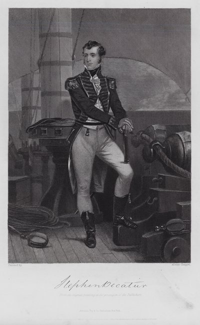 Stephen Decatur (grafika) autorstwa Alonzo (after) Chappel