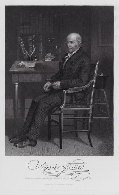 Stephen Girard (Grawerowanie) autorstwa Alonzo (after) Chappel
