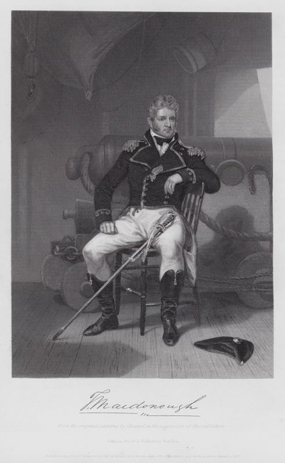 Thomas Macdonough (Grawerowanie) autorstwa Alonzo (after) Chappel