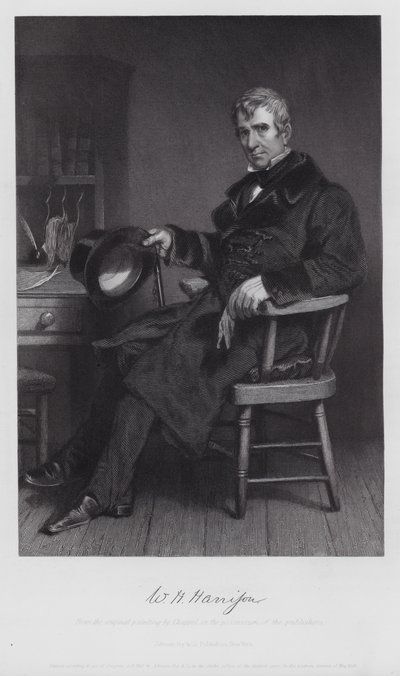 William Henry Harrison (grafika) autorstwa Alonzo (after) Chappel