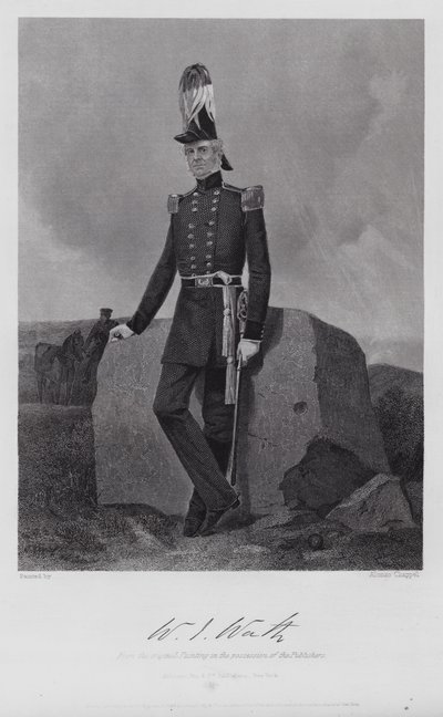 William Jenkins Worth (Grawerowanie) autorstwa Alonzo (after) Chappel