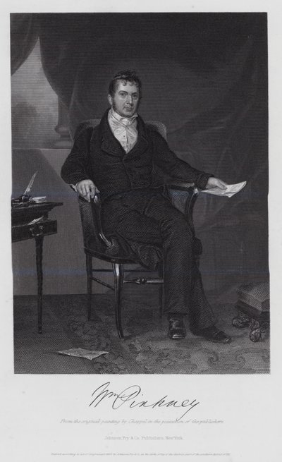 William Pinkney (Grawerowanie) autorstwa Alonzo (after) Chappel