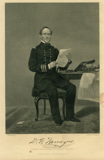 "Adm. David Farragut" (Unia) autorstwa Alonzo Chappel