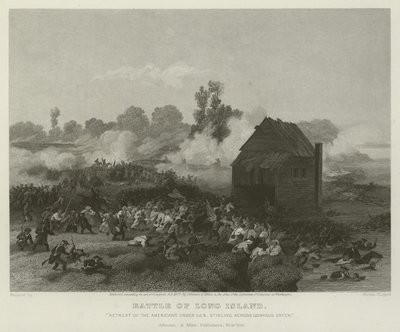 Bitwa o Long Island, 1776 autorstwa Alonzo Chappel