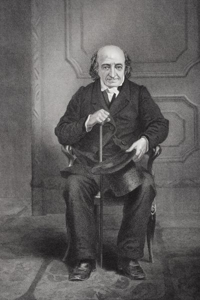 Portret Alberta Gallatina (1761-1849) (lito) autorstwa Alonzo Chappel