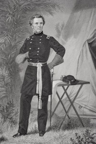 Portret Ormsby MacKnight Mitchel (1809-62) (lito) autorstwa Alonzo Chappel