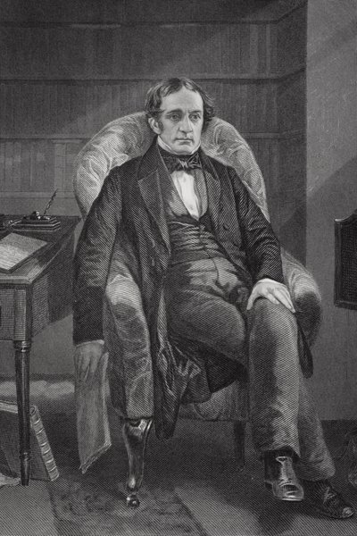 Portret Williama Hicklinga Prescotta (1796-1859) autorstwa Alonzo Chappel