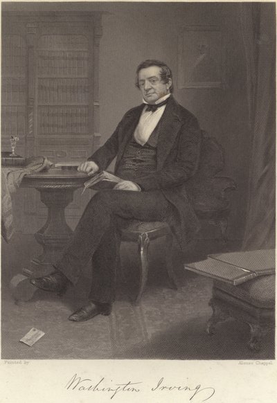 Washington Irving autorstwa Alonzo Chappel