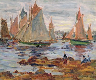 Port w Concarneau autorstwa Aloysius C. O
