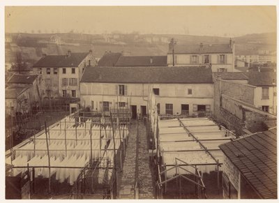 Zabójstwo wdowy Templier w Arcueil ... Widok domu z zewnątrz autorstwa Alphonse Bertillon