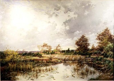 Jezioro autorstwa Alphonse Henri Mazard