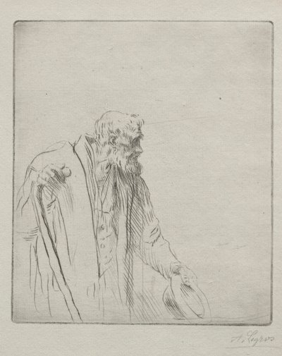 Żebrak autorstwa Alphonse Legros