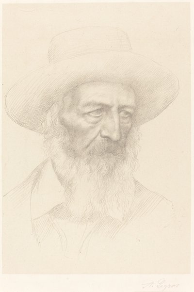 Alfred, Lord Tennyson autorstwa Alphonse Legros
