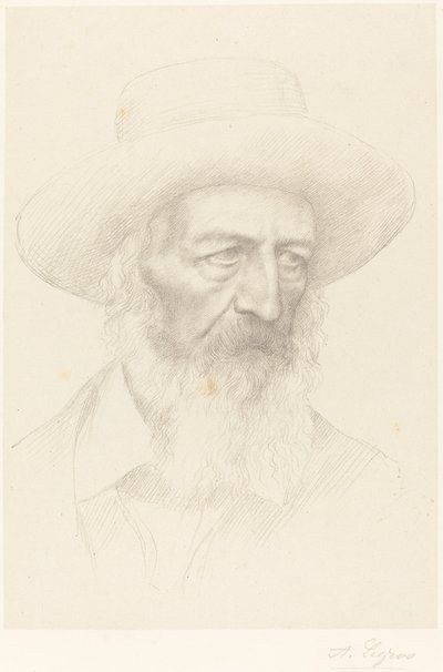 Alfred, Lord Tennyson autorstwa Alphonse Legros